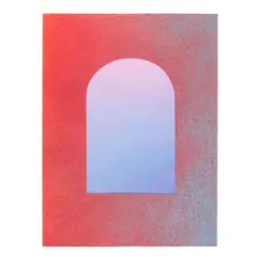 Alex Israel, Untitled (Flat), 2013, acrylic and stucco on collaged paper
