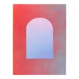 Alex Israel, Untitled (Flat), 2013, acrylic and stucco on collaged paper