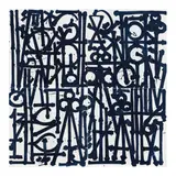 RETNA, Goldstein, 2024-25, enamel with diamond dust on canvas, in four parts