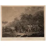 Francesco Bartolozzi, The Death of Captain Cook, To the Right Honourable the Lords Commissioners..., 1784, Engraving on wove paper
