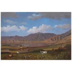 Enoch Wood Perry, Jr., Kualoa Ranch, Oʻahu, circa 1864-65, oil on canvas
