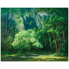 Lloyd Sexton, Jr., Old Pali Road, Oʻahu, 1971, oil on canvas