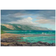 Lloyd Sexton, Jr., Mokulēʻia, Oʻahu, oil on canvas