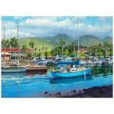 Ronaldo Macedo, Return to Lahaina Harbor, 2001, oil on linen