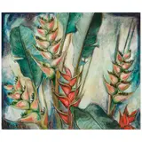 Shirley Ximena Hopper Russell, Heliconia, oil on canvas