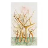 Satoru Abe, Barren Trees, 1985, oil on canvas