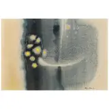 Shige Yamada, Untitled (Abstract), watercolor on paper