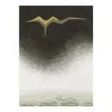 Tadashi Sato, Untitled (Bird and Surf), 1979, oil on canvasboard