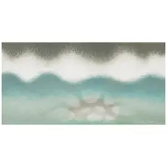 Tadashi Sato, Untitled (Surf and Submerged Rock), 1965, oil on canvas