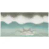 Tadashi Sato, Untitled (Surf and Submerged Rock), 1965, oil on canvas