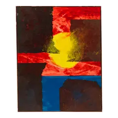 Ben, Waikiki No. 10 – Sunset, 1965, acrylic and collage on Masonite