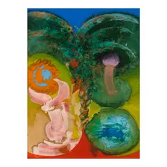 Ben, Tropical Picture, 1963, acrylic and collage on Masonite