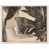 John Melville Kelly, Kaonohi, c. 1932, Aquatint with etching on wove paper
