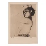 John Melville Kelly, Kanani, Hawaiʻi, c. 1936, Etching with aquatint on wove paper