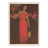 John Melville Kelly, Banana Girl, Hawaiʻi, c. 1939, Aquatint in colors on wove paper