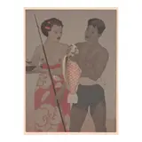 John Melville Kelly, Ia Nui, Hawai'i, n.d., Aquatint in colors on japon paper