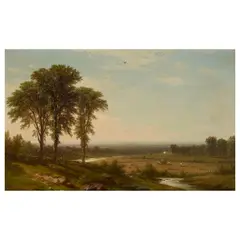 John William Casilear, Panoramic Landscape, 1864, oil on canvas