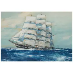 John, The Steel Four-Masted Barque 'Wanderer', 1930, gouache on paper