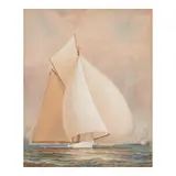 Richard Schluter, America's Cup Race, 1887 - Volunteer vs. Thistle, 1887, watercolor on paper
