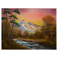 Bob Ross, Change of Seasons, 1990, Bob Ross Wet-on-Wet Technique® on canvas