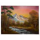 Bob Ross, Change of Seasons, 1990, Bob Ross Wet-on-Wet Technique® on canvas