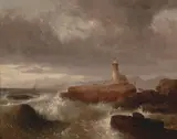 Thomas Doughty, Desert Rock Lighthouse, Maine