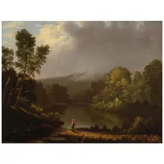Connecticut Valley by Alvan Fisher, 1843, oil on canvas, offered Jan 2026