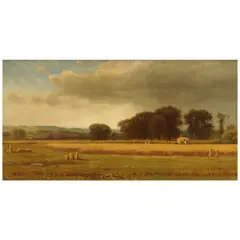James Augustus Suydam, Harvest Time, oil on canvas