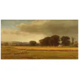 James Augustus Suydam, Harvest Time, oil on canvas