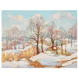 Ernest Lawson, Village in Winter