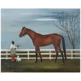 Madeline Hewes, The Thoroughbred 'Potpourri', circa 1954, oil on Masonite