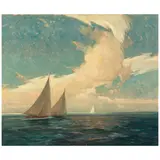 George Kennedy Brandriff, Summer Sea, oil on canvas
