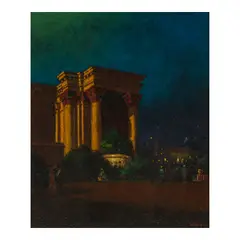 Will Sparks, Colonnade, Palace of Fine Arts, 1915, oil on canvas