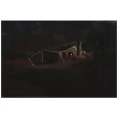 Adobe Moon by Charles Rollo Peters, oil on canvas, sold Apr 2026