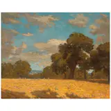 Granville Redmond, The Golden Hour, oil on canvas