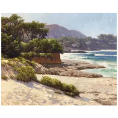 Dennis M. Doheny, Winter Morning, Carmel Beach, 2004, oil on linen
