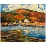 Selden Connor Gile, Glorious Hill (Arks on Belvedere Lagoon from San Rafael Avenue), circa 1926, oil on canvas
