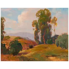 Dana Bartlett, California Landscape, oil on canvas