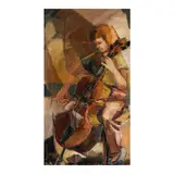 Henrietta Berk, Anne with Cello (The Artist's Daughter)