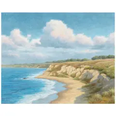 David Chapple, Crystal Cove, oil on canvas affixed to board