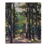 Catherine Anna Wiley, Path in the Forest, oil on canvas