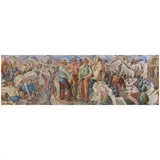 Frederick Shane, Memories of the Southwest (Mural), 1933, oil on linen affixed to Masonite