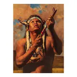 David Mann, Four Winds Medicine, oil on canvas