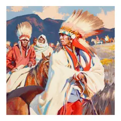 John Moyers, Sage Riders, 2022, oil on panel
