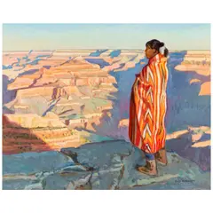 Ray Roberts, Canyon Color, oil on canvas affixed to board