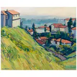 Donna N. Schuster, Hollywood Hills, oil on canvas