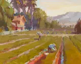 Camille Przewodek, Strawberry Field Not Forever, oil on canvasboard