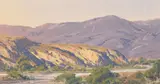John Budicin, From the Side of the Road (Orange County, California), oil on canvas mounted on panel
