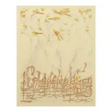 Mary Lee Eggart, Flock #72 | Common Egrets, colored pencil on paper