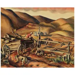 Lois Mabel Head, Earth Toll, 1937, watercolor on paper